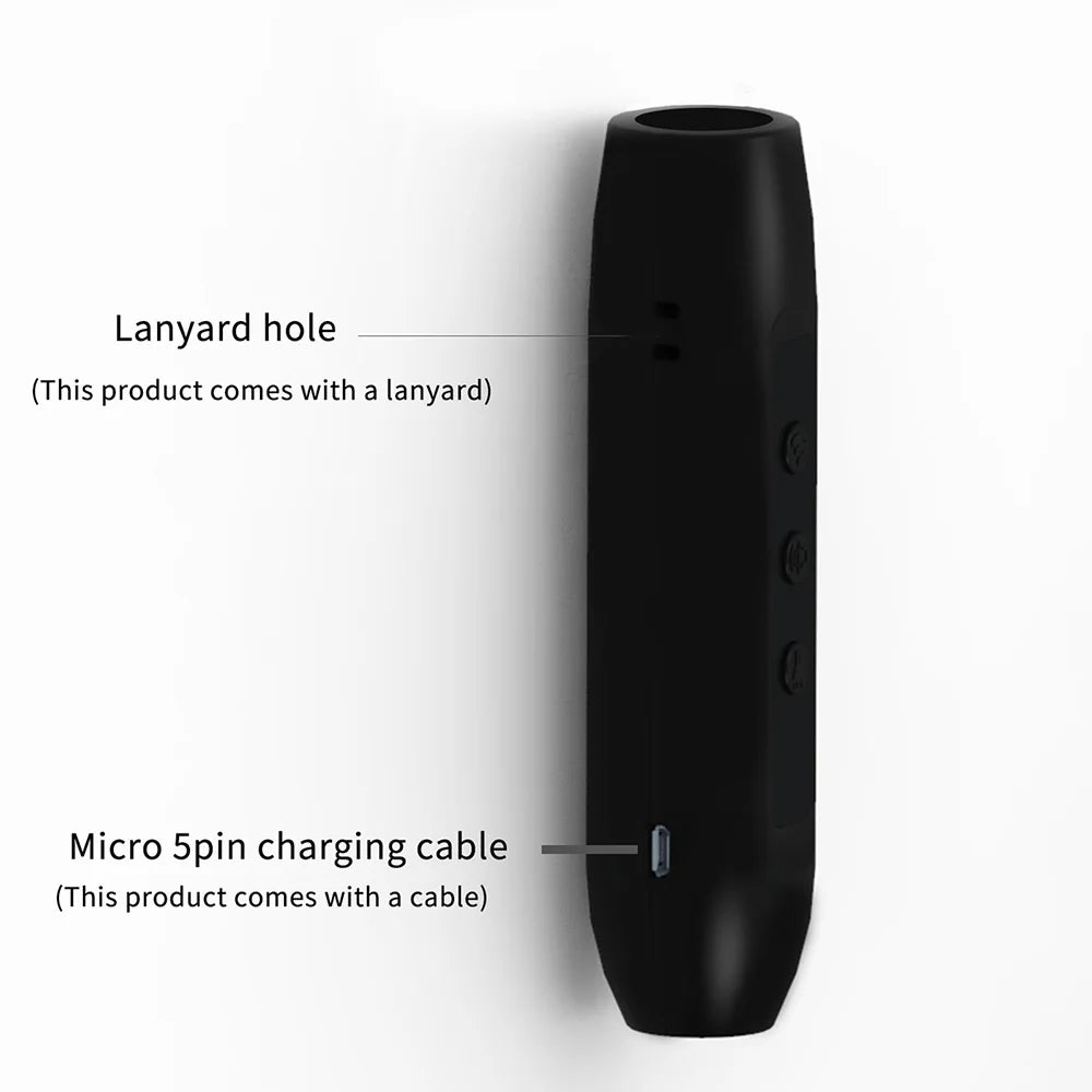 Ultrasonic Dog Repellents Rechargeable Plastic Electronic Training Devices with LED Flashlight Dog Training 3 Modes Pet Products