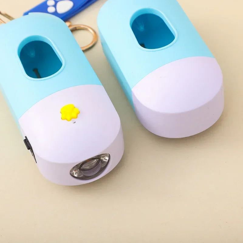 Portable Dog Poop Bag Dispenser Waste Bags Holder Dispensers Bags Outdoor Pet Trash Bags Dog Carriers Pet Accessories