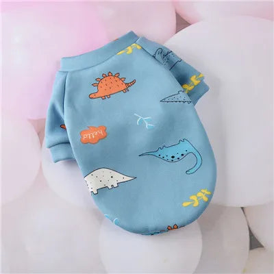 Cartoon Pet Clothes Suit Hoodies Coat for Small Dogs Dachshund York Pullover Puppy Cat Sweatshirt Jacket Pets Costumes Winter XL