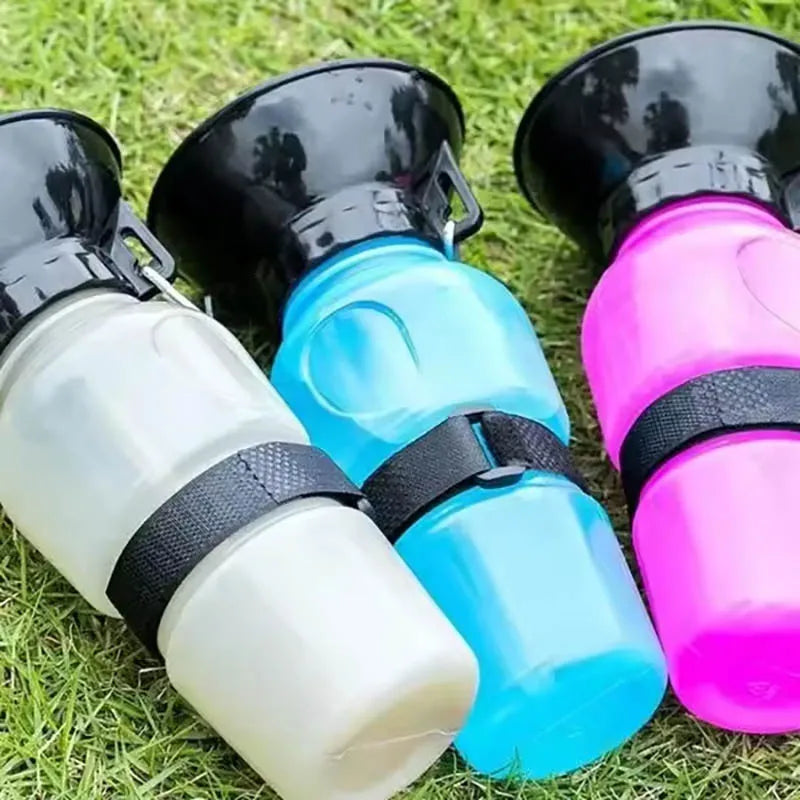 500ml Outdoor Squeeze Portable Pet Dog Water Bottle Large and Small Dog Travel Drinking Cup Supplies Suitable for Dogs and Cats