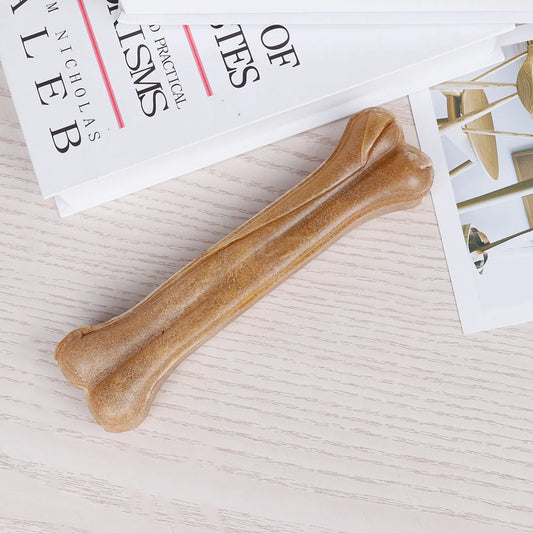 8 Inch Teeth Clean Stick Non-Toxic Creative Pet Chew Bone Anti-bite Leather Chew Bone  for Small Medium Large Dog