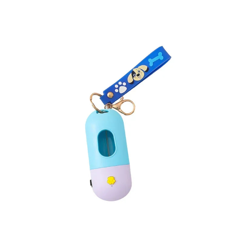 Portable Dog Poop Bag Dispenser Waste Bags Holder Dispensers Bags Outdoor Pet Trash Bags Dog Carriers Pet Accessories