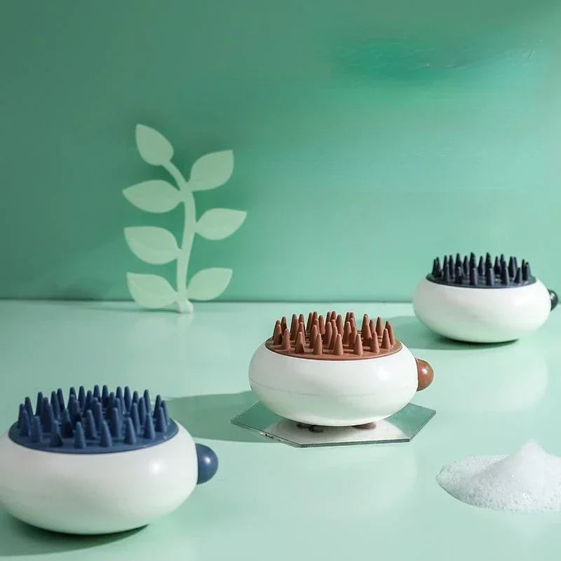 Dog Bath Brush Panda Massage Comb Pet Cat Cleaner Puppy Wash Tools Bathroom Grooming Brush Bath Supplie Dog Soft Silicone Brush