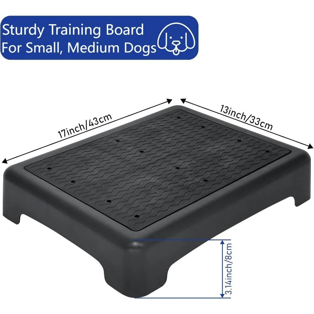 Dog Training Place Board with Non-Skid Surface, Dog Platform for Training, Portable Dog Agility Platform，Dog Training Stand, Dog